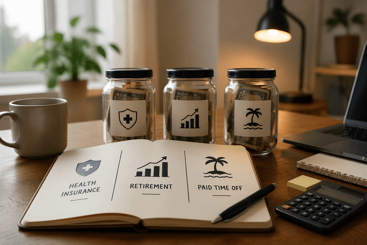 How to Survive a Job Without Benefits: DIY Health Insurance, Retirement & Vacation