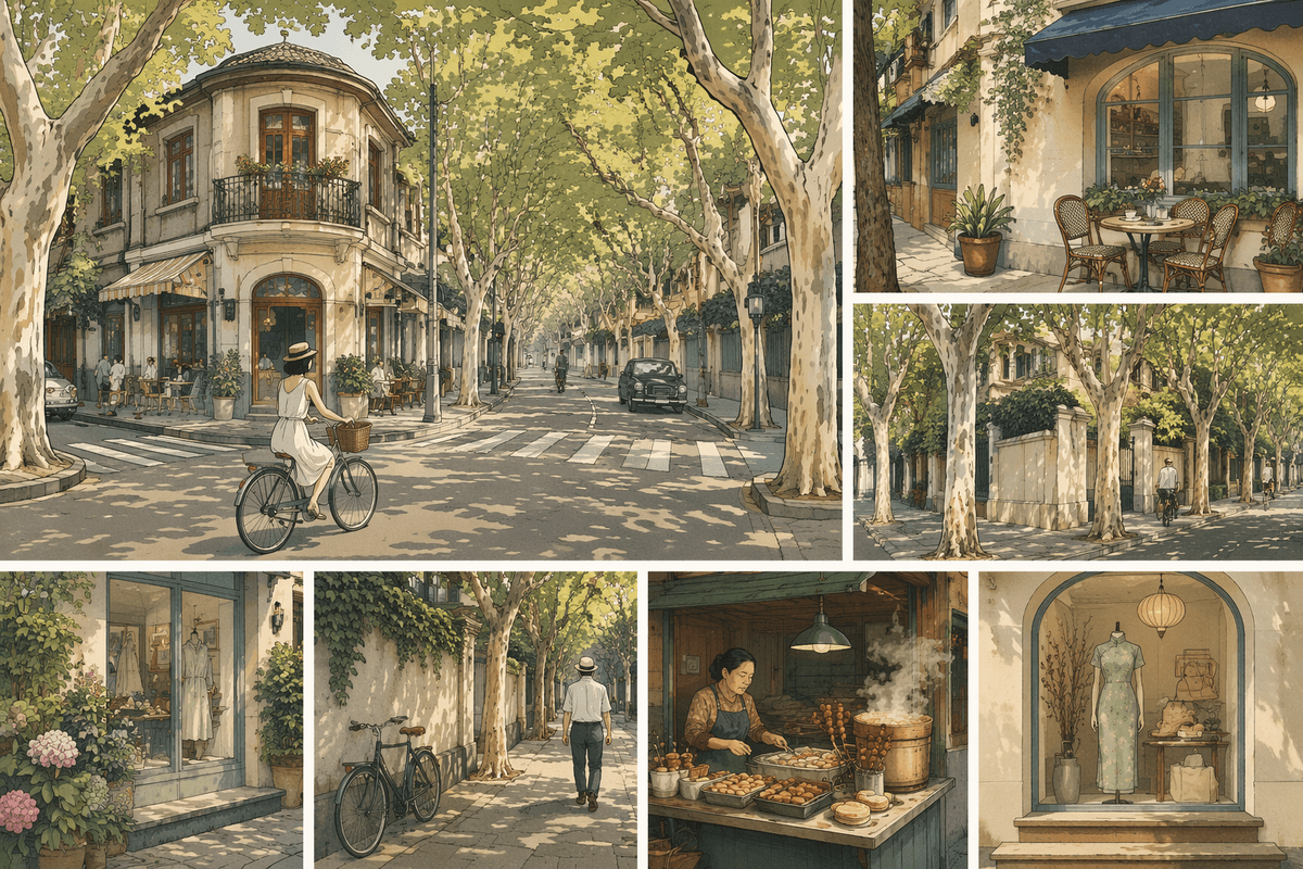 Spend a slow afternoon in French Concession