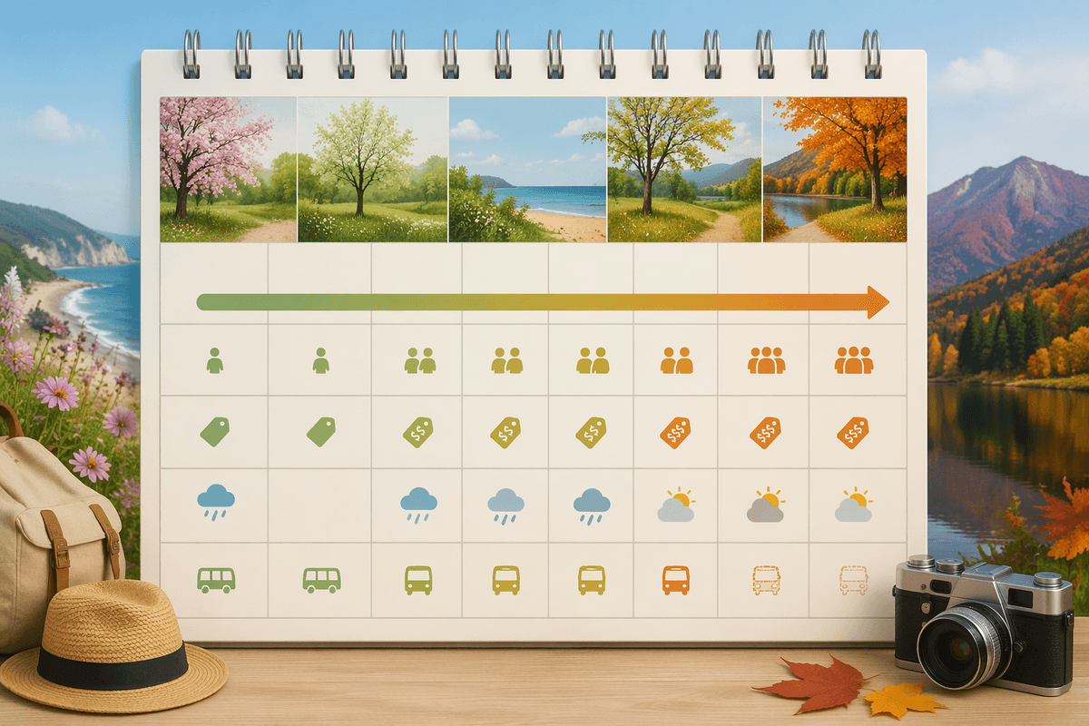 Choose the season that stays intimate